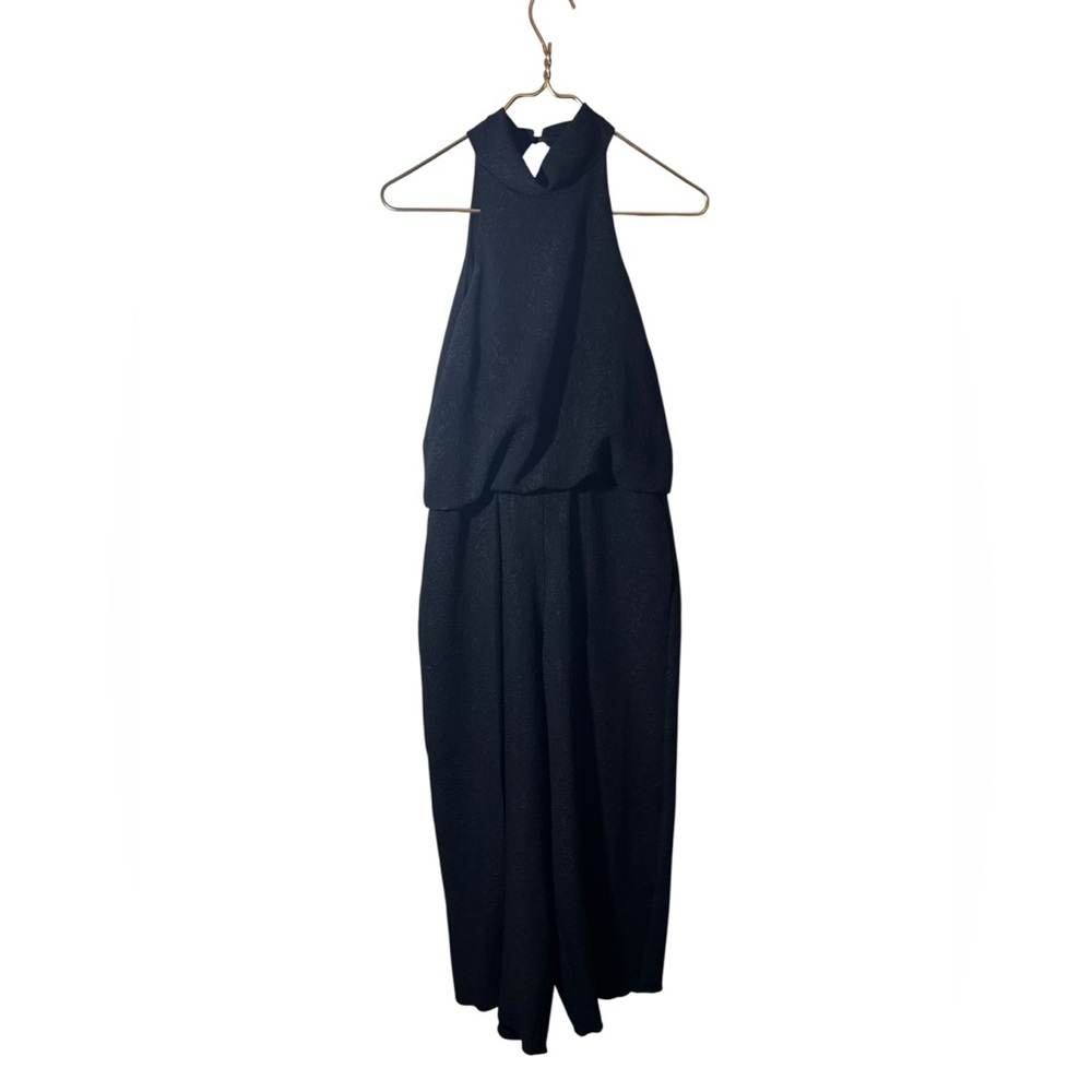 SAYLOR | romper XS black sleeveless Kaitlyn jumpsuit halter